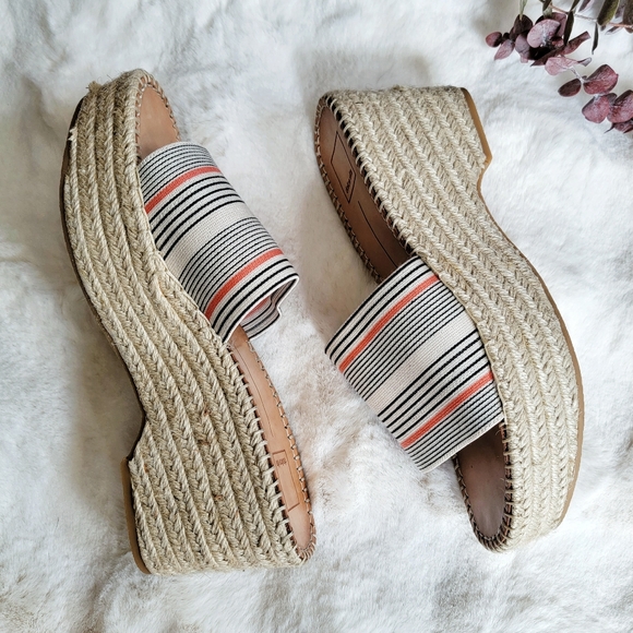 🕊️ Dolce Vita Jute Platform Espadrilles size 9 - Picture 3 of 7